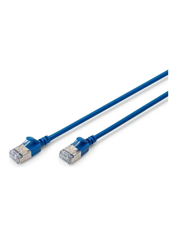 DIGITUS patch cable - 30 cm - blue - Blå - 0.3m