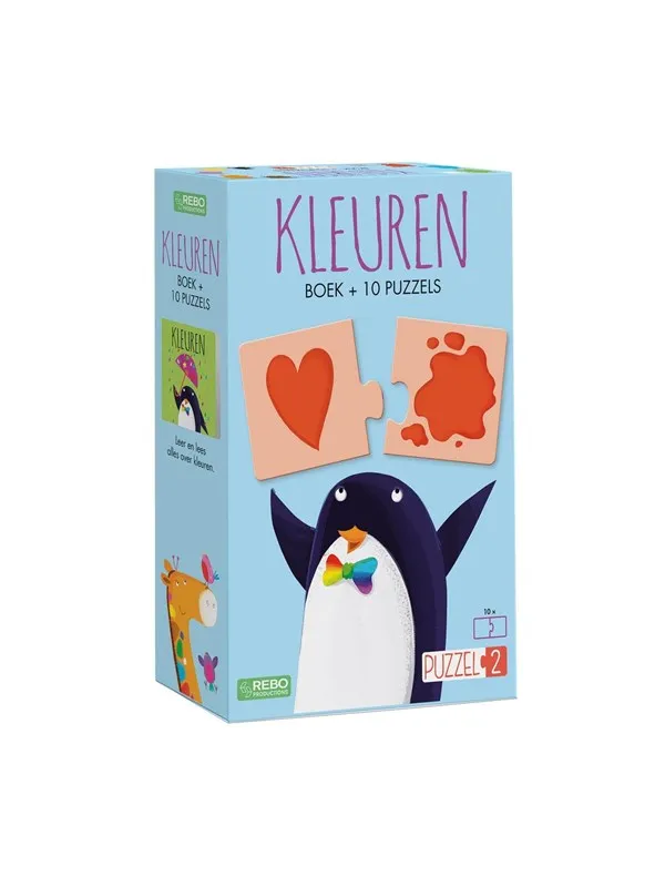 Rebo Publishers Puzzle2 - Book with 10 Puzzles Gulv