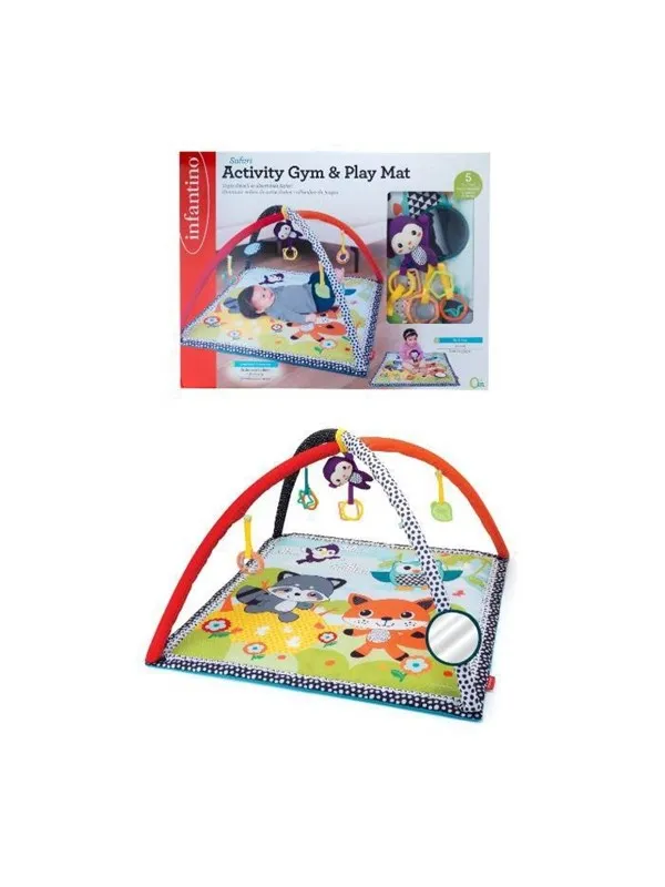 B-Kids Infantino Aktivitetstæppe Safari