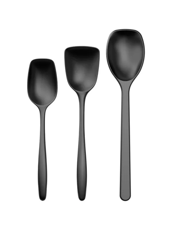 Rosti - Classic kitchen spoons Set of 3 - Black