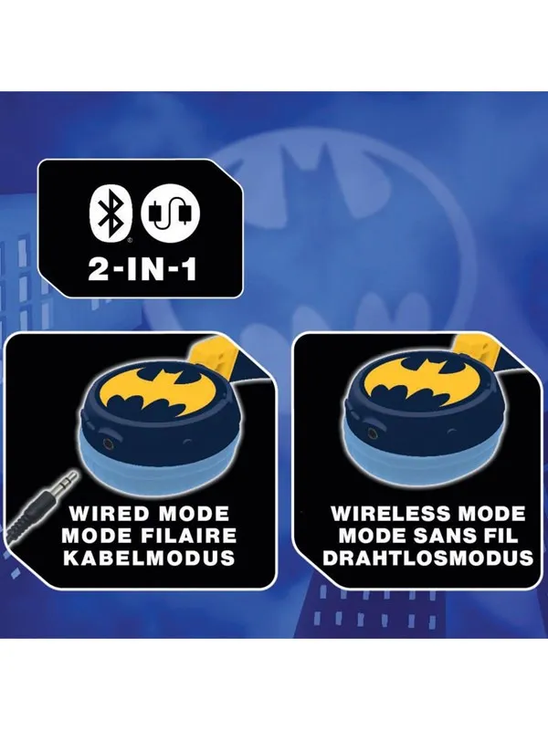 Batman 2 in 1 Bluetooth® and Wired headphones