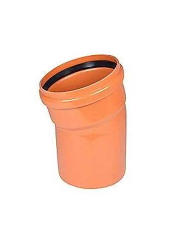 Wavin PVC bend 15° 400mm