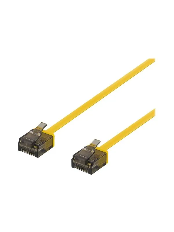 Deltaco patch cable - 1 m - yellow - Gul - 1meter