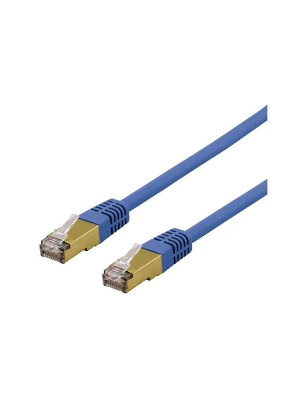 Deltaco SFTP-611BAH - patch cable - 1.5 m - blue - Blå - 1meter