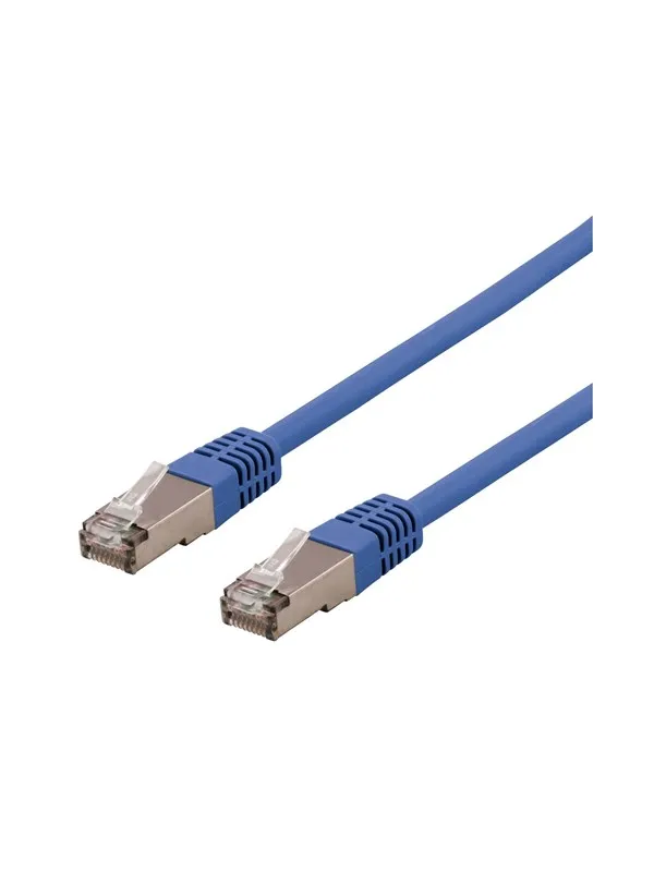 Deltaco STP-611BAU - patch cable - 1.5 m - blue - Blå - 1m