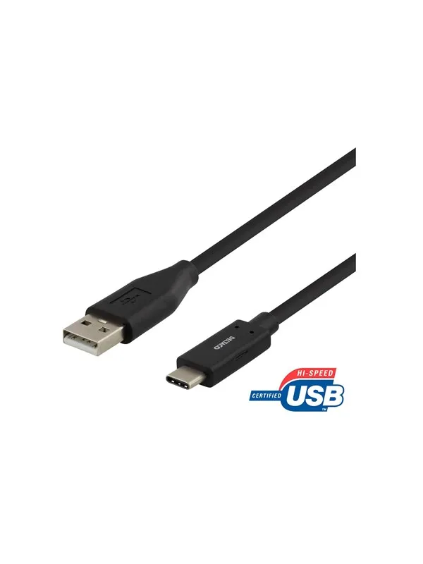 Deltaco - USB-C cable - USB to 24 pin USB-C - 1.5 m