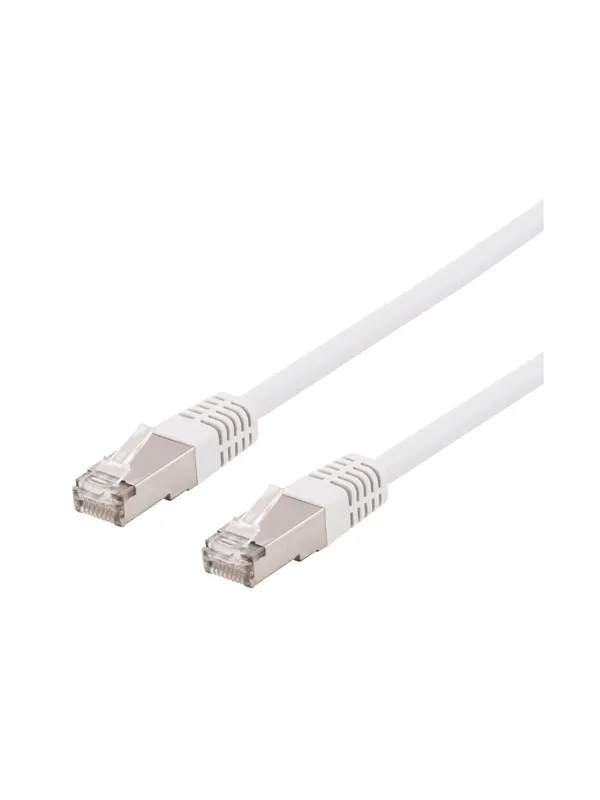 Deltaco SFTP-620VH - patch cable - 20 m - white - Hvit - 20m
