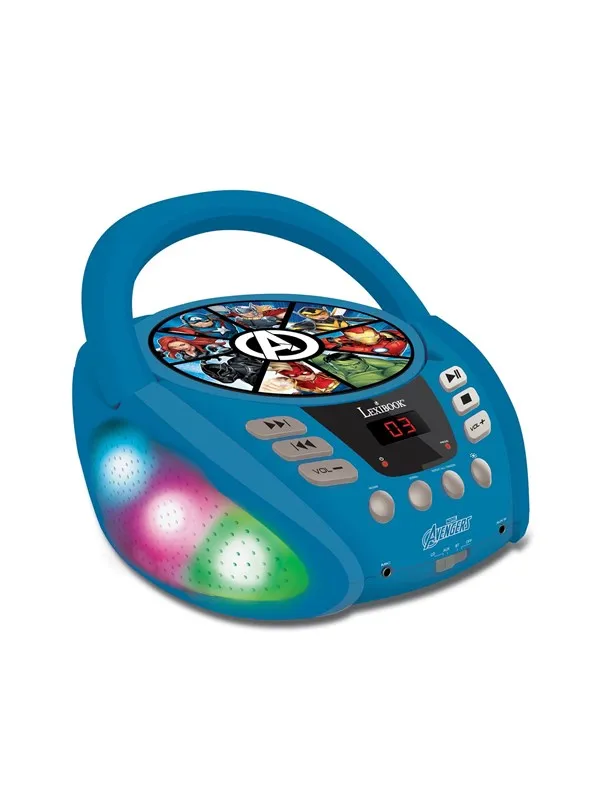 Avengers Bluetooth CD player with lights