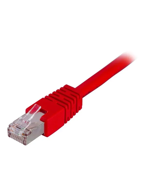 Deltaco LAN CAT 6 - F/UTP - Rød - 0.3m