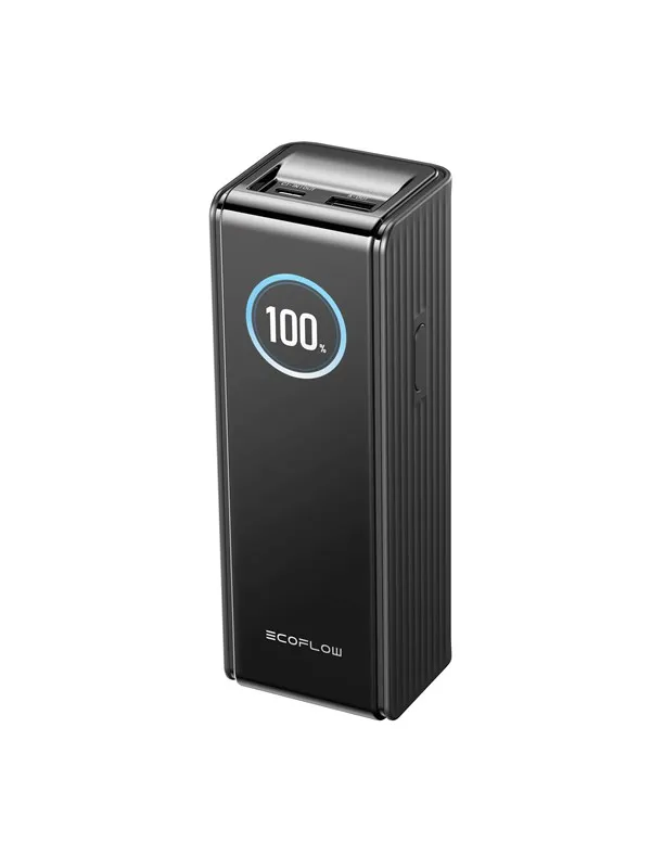 EcoFlow RAPID 25K - 170W (2x 140W USB-C + 1 USB-A) Nødlader - Svart - 25000 mAh