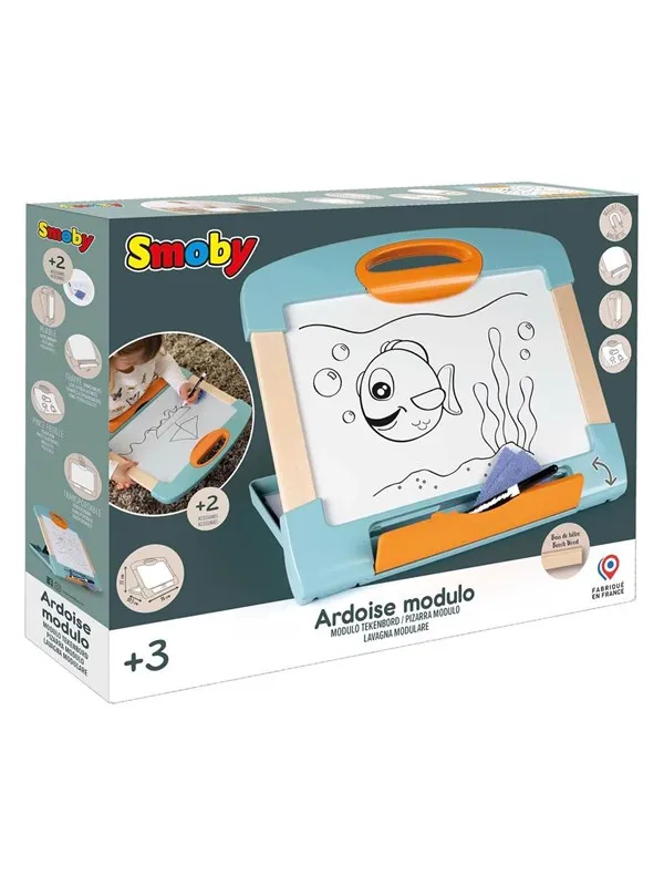 Smoby Magnetic Drawing Board with Fold-Out Support