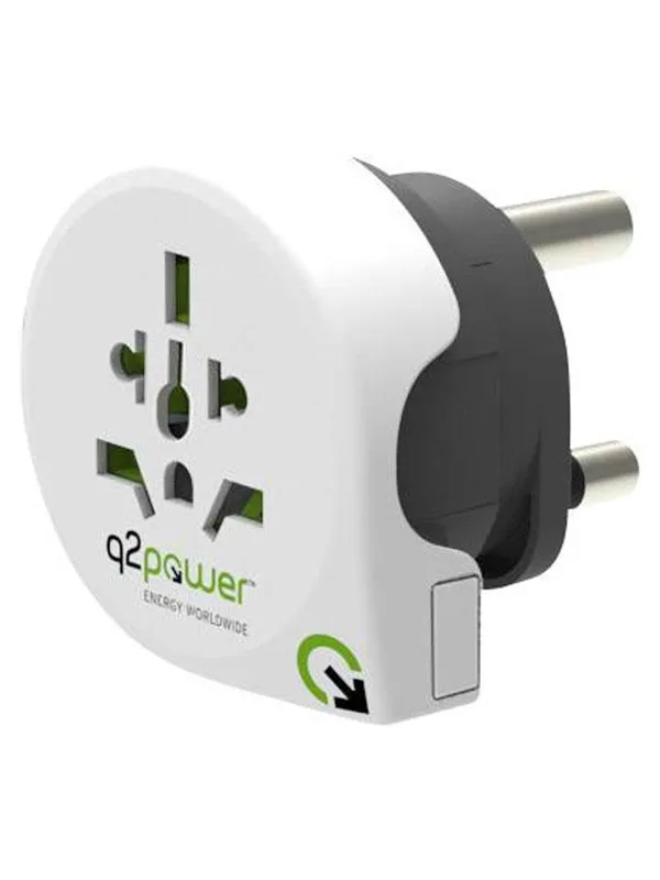 Q2Power World to South Africa Travel Adapter