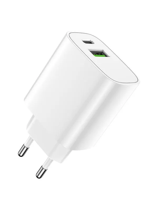 Forever 20W USB-C PD & QC Wall Charger White