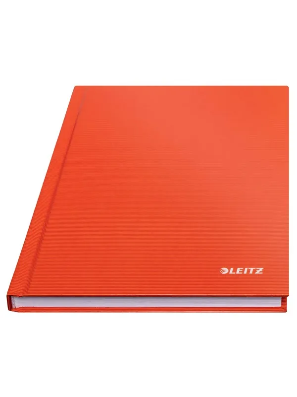 Esselte Notatbok Solid A5 Stivt omslag Rutet 90g/80 ark, lys rød
