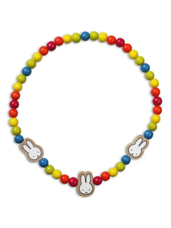 Bambolino Toys Wooden Bead Necklace Miffy