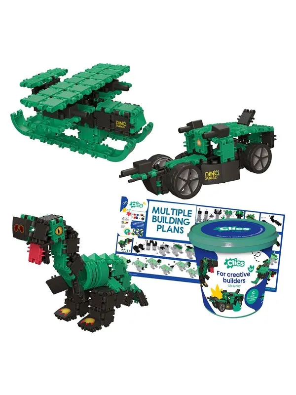 Clics Building Blocks Dino World