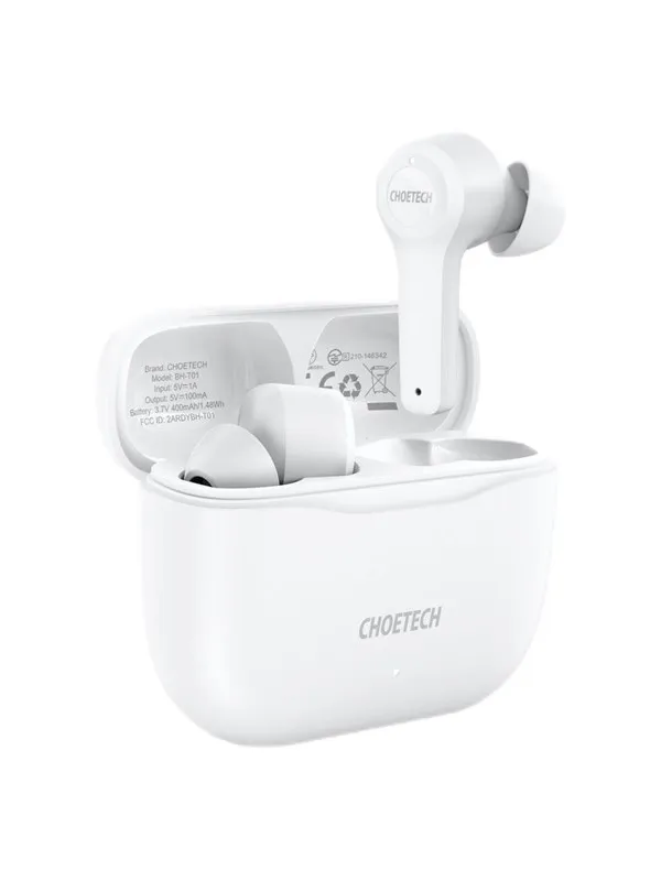 Choetech TWS In-Ear Headphones White