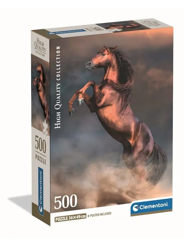 Clementoni 500 pcs CB HQC Wild Red Stallion Gulv