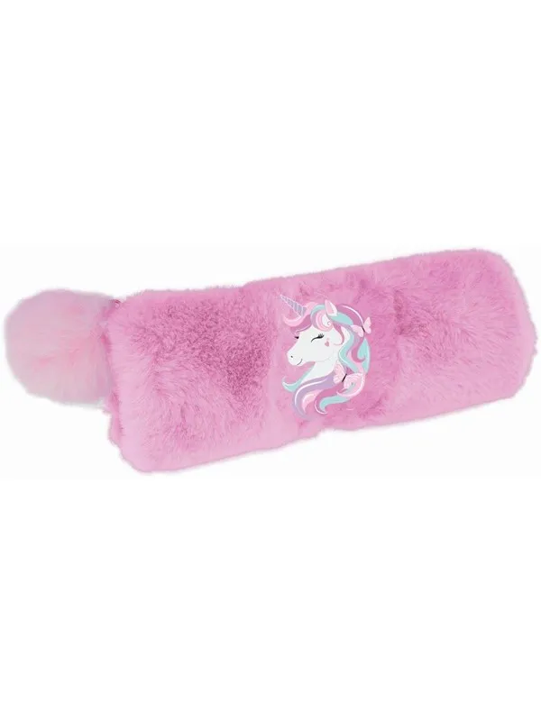 Tinka PENCILCASE PLUSH UNICORN ROSA  COOL SCHOOL