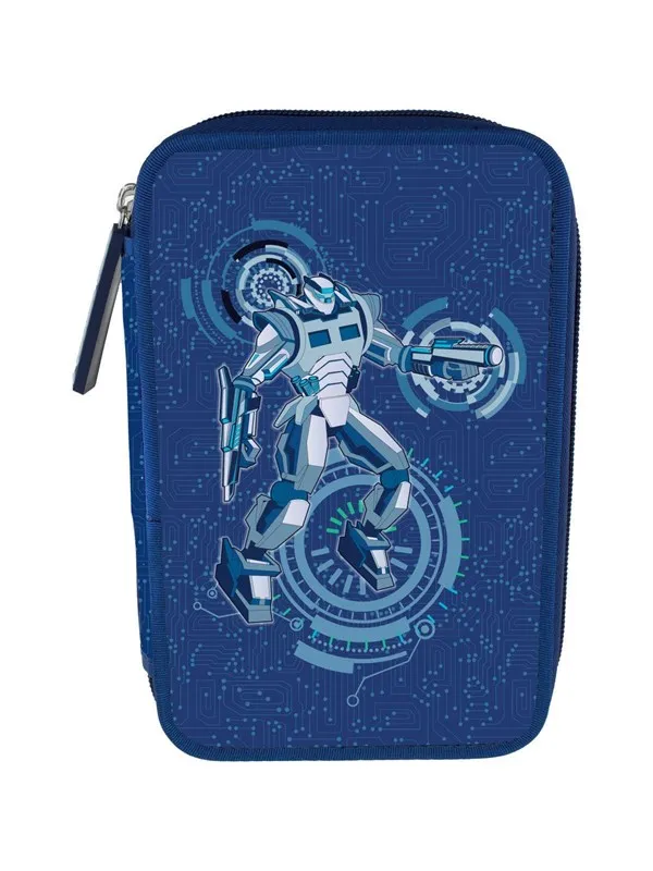 Tinka PENCILCASE DUBBLE CYBER ROBOT  COOL SCHOOL