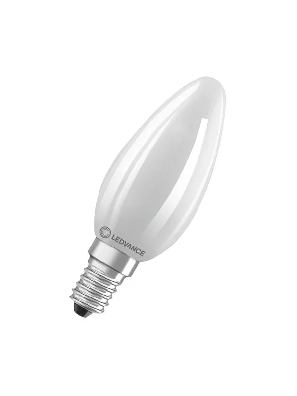 Osram LED-lyspære Candle 470lm 4,8W/827 (40W) Frosted Dimmable E14
