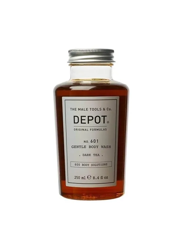 Depot 600 Body Solutions No. 601, Botanical Complex, Cleansing, Dark Tea, Body Wash, 250 ml