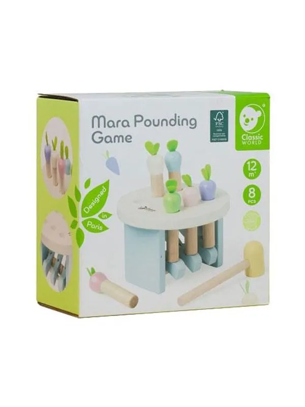 Classic World Wooden Hammer Bench Mara 8 pcs.