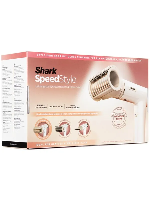 Shark Hårføner SpeedStyle HD333EU - hair dryer/hair styler - 1700 W