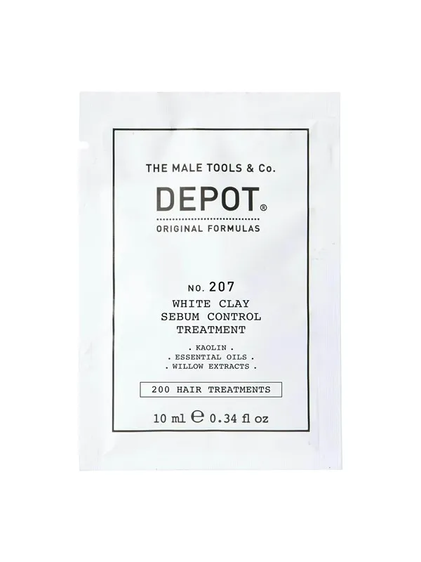 Depot nr. 207 Kaolin Hovedbundsbehandlingscrememaske 10 ml.