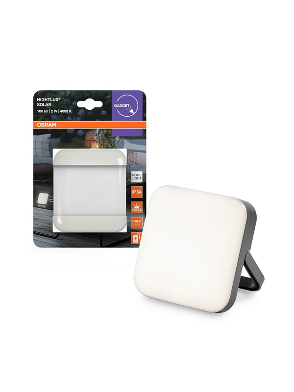 Osram Nightlux Solar 840 dim USB grey