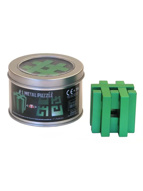 Eureka - Brain Puzzle Metal in Tin - Hashtag