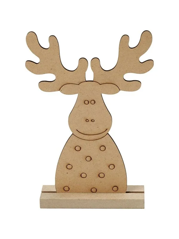 Creativ Company - Wooden Christmas figure reindeer