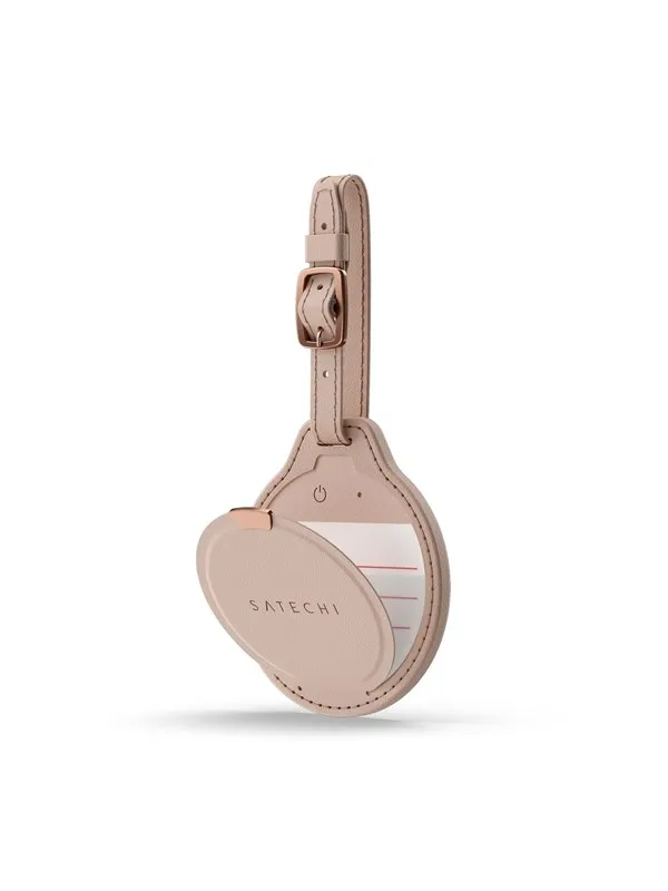 Satechi Vegan-Leather FindAll Luggage Tag - Desert Rose