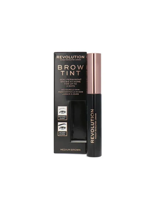 Makeup Revolution Brow Tint Eyebrow Gel Medium Brown 6 ml