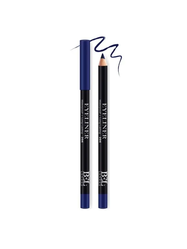 Bel London Hydrogenated Vegetable Oil Waterproof Colour Long Lasting Gel Pencil Eyeliner 204 Blue 0.78 g