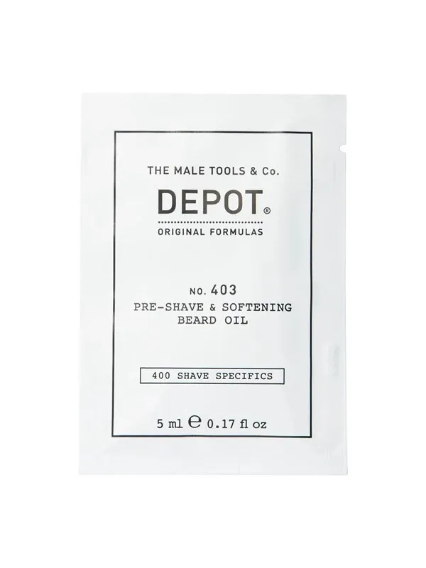 Depot 400 Shave Specifics No. 403 Fresh Black Pepper Softening Pre-Shaving Oil 5 ml