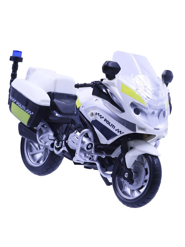 Impulse Toys Politimotorcykel m/lys og lyd 18cm
