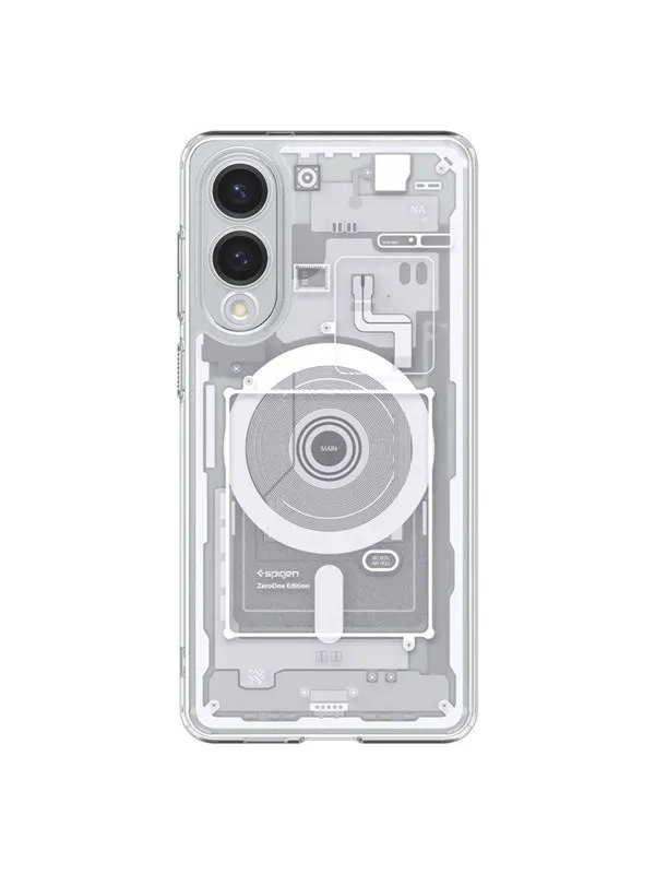 Spigen Ultra Hybrid MagSafe - zero one white - Samsung Galaxy S25 Edge