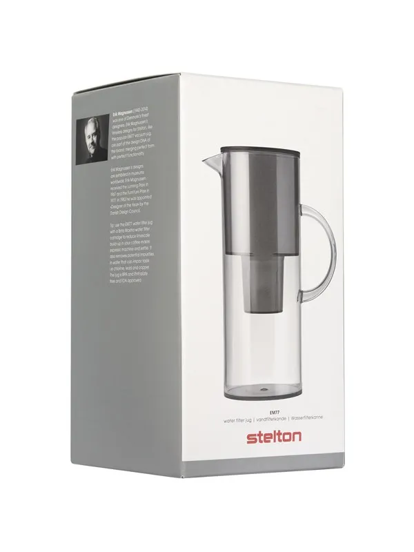 Stelton EM77 Water Filter Jug 2 L (Smoke)