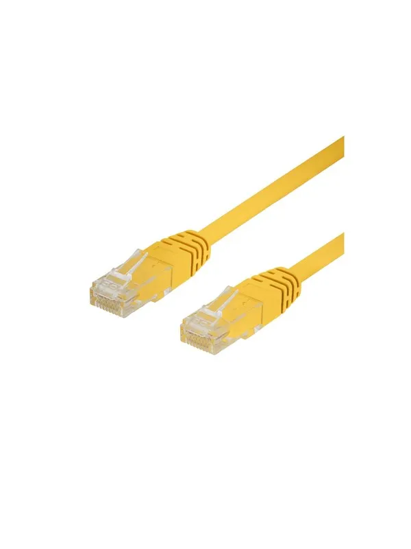 Deltaco LAN CAT 6 - UTP - Gul - 0.3m