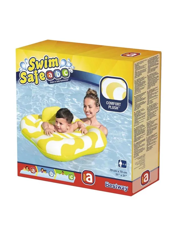 Bestway Swim Seat Comfort Plush Wavy Square 1-2 years
