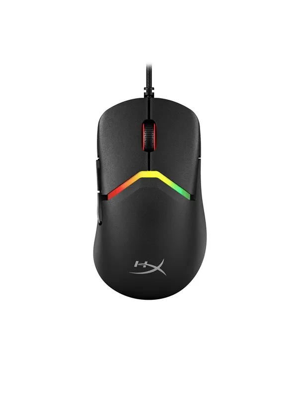 HyperX Pulsefire Saga Wired Gaming Mouse - Black - Gaming mus - Optisk - 6 - Svart