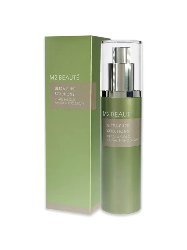 M2 Beauté Ultra Pure Solutions Gold Illuminating Mist Spray For Face 75 ml