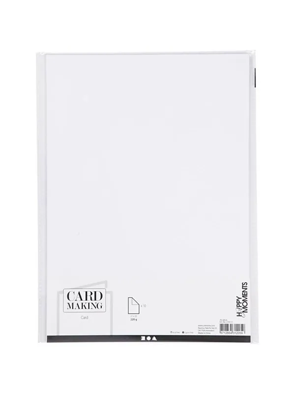 Creativ Company - Cardboard White A4 220g 10 pcs.