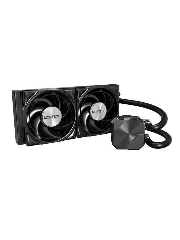 Montech HyperFlow240 Silent Black - CPU Vannkjøling - Max 25 dBA