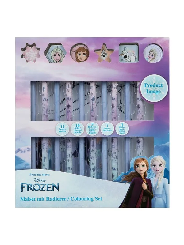 Undercover - Color set with Erasers Frozen 29 pcs.