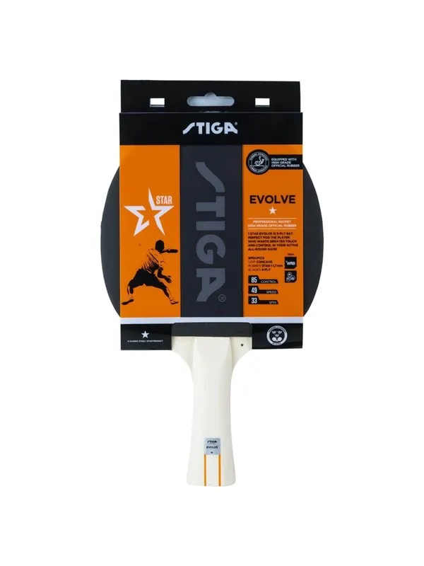 Stiga Table Tennis Bat Evolve 1-Star
