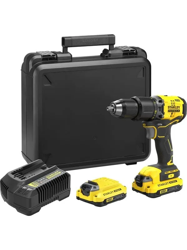 Stanley SFMCD715D2K-QW Cordless Drill Driver 2 x 2Ah Battery
