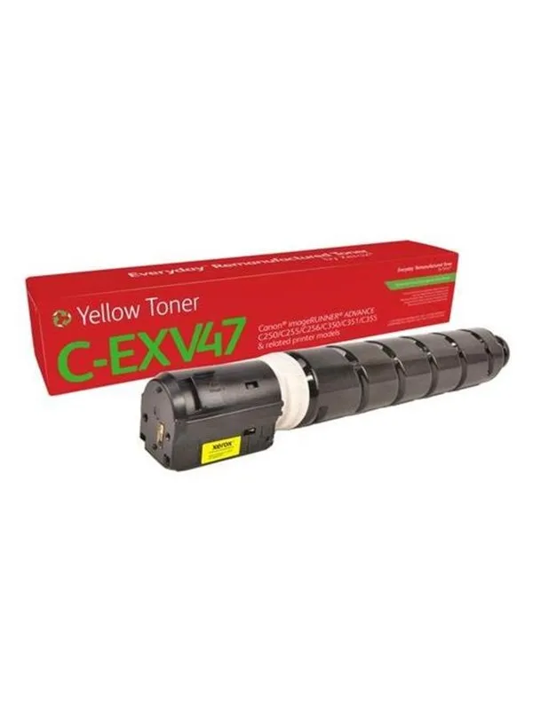 Xerox Everyday - yellow - compatible - remanufactured - toner cartridge (alternative for: Canon 8519B002 Canon C-EXV47) - Green World Alliance return programme