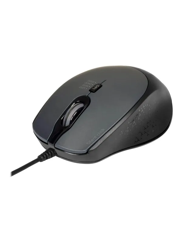 PORT Designs PORT Connect Professional SILENT - Mus - Optisk - 3 knapper - Svart